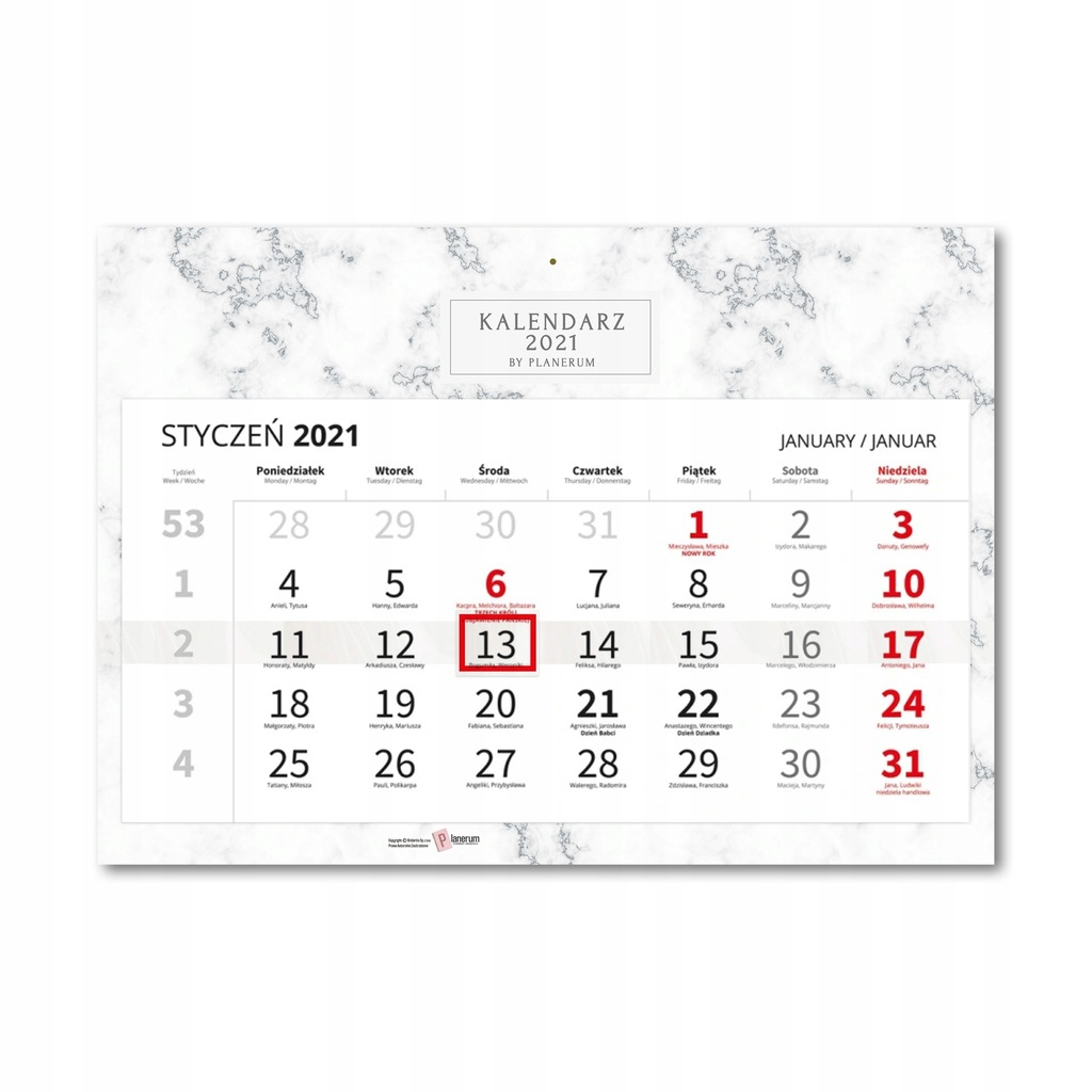 Купить Настенный календарь 2021 Мрамор а4: отзывы, фото и ...