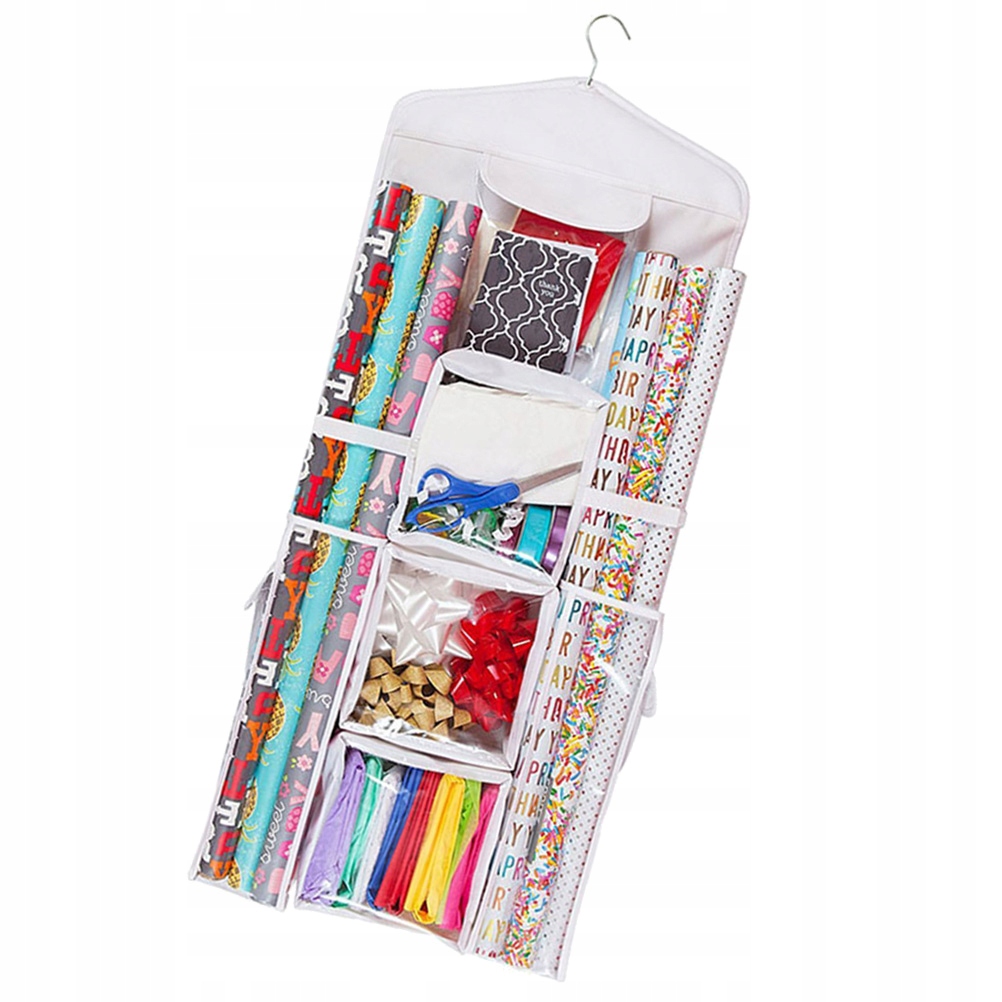 Holiday Gift Wrap Storage Christmas Hanging