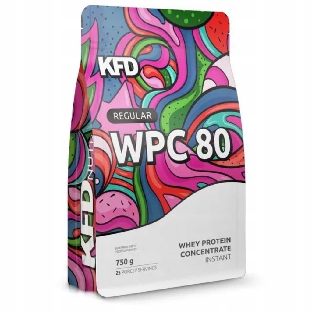 KFD Regular WPC 80 - 750g Biała Czekolada-Malina
