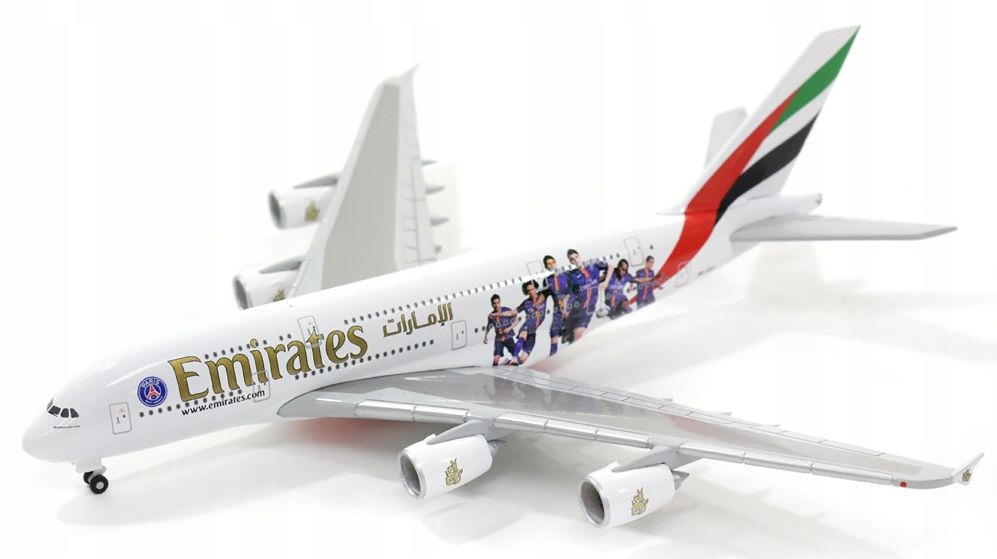 Model Airbus A380 EMIRATES Paris St.Germain 1:500