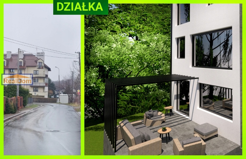 Działka, Kraków, Podgórze, 350 m²