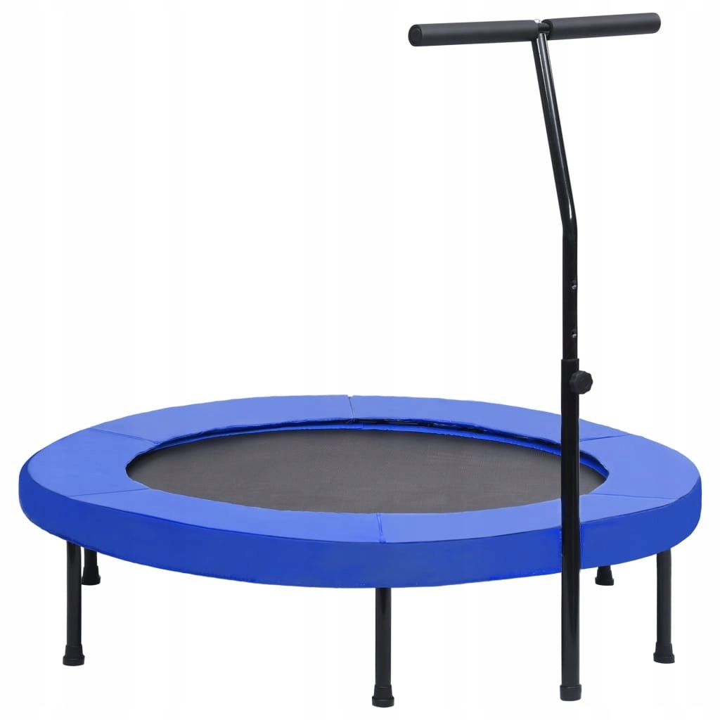 VidaXL Trampolina fitness z uchwytem i nakładką oc