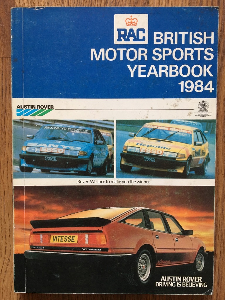 RAC British Motor Sports Yearbook 1984