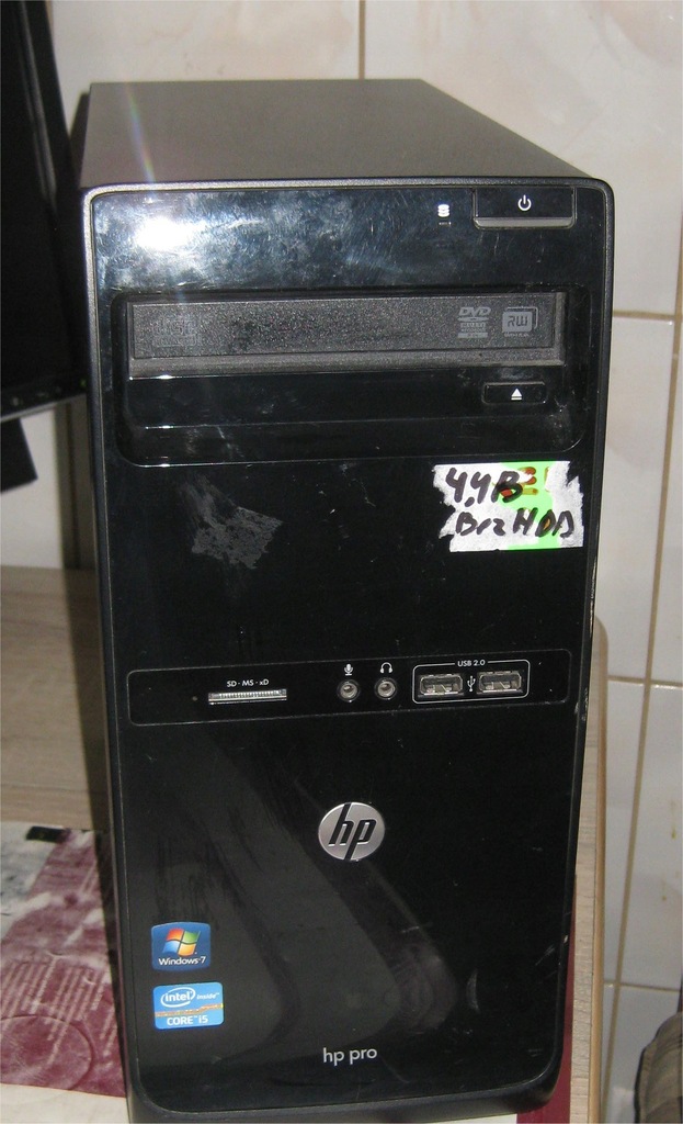 HP Pro 3400 MT i5-2500 DDR3-4GB