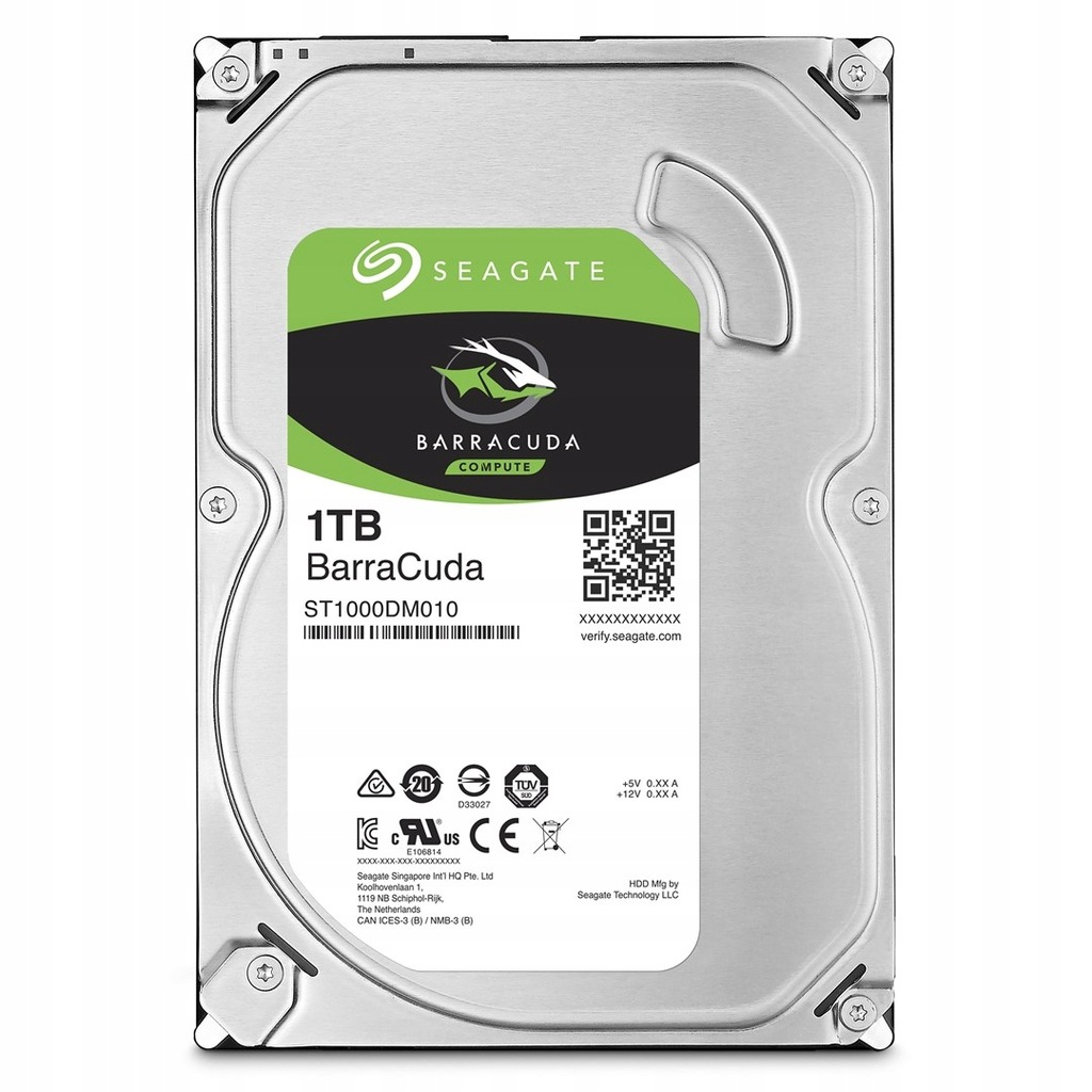 Dysk HDD Seagate Barracuda ST1000DM010 (1 TB ; 3.5