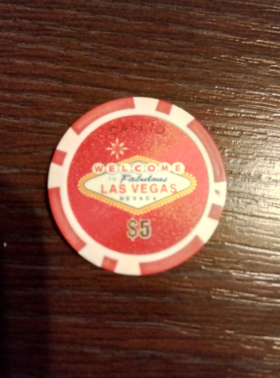 Żeton do kasyna w Las Vegas oryginał