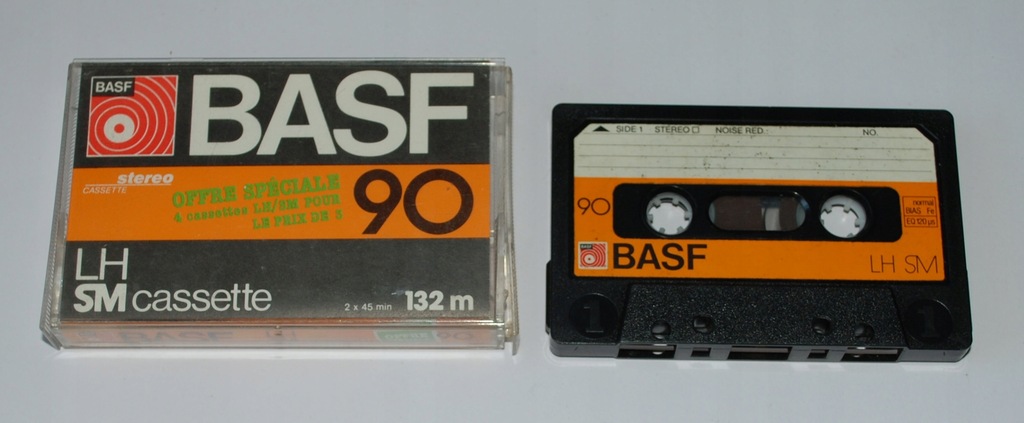 Kaseta magnetofonowa BASF LH SM cassette 90 okazja