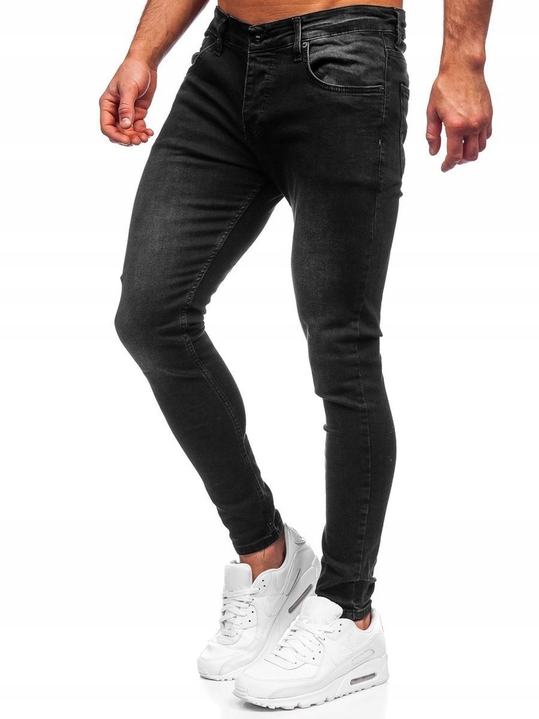 SPODNIE JEANSOWE SLIM FIT SZARE R924 DENLEY_M