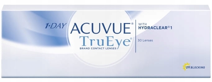 Soczewki Acuvue TruEye, 1 DAY 30 szt. -1.25; 9.0 mm jednodniowe HYDRACLEAR