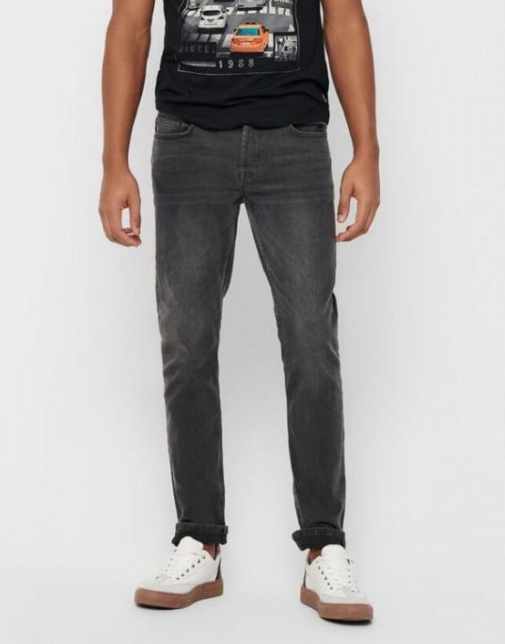 D1C206*ONLY&SONS SZARE JEANSY SLIM 34/30 Z01