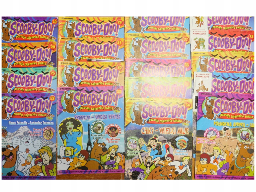 Scooby-Doo! poznaje tajemnice świata - 18 sztuk
