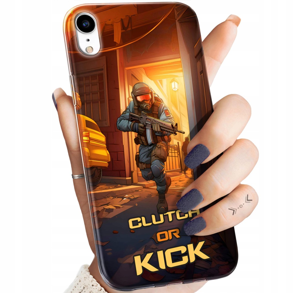 ETUI DO IPHONE XR WZORY CS GO COUNTER-STRIKE OBUDOWA POKROWIEC CASE