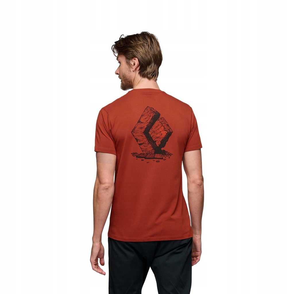 Męski t-shirt Black Diamond Boulder Tee burnt sienna L
