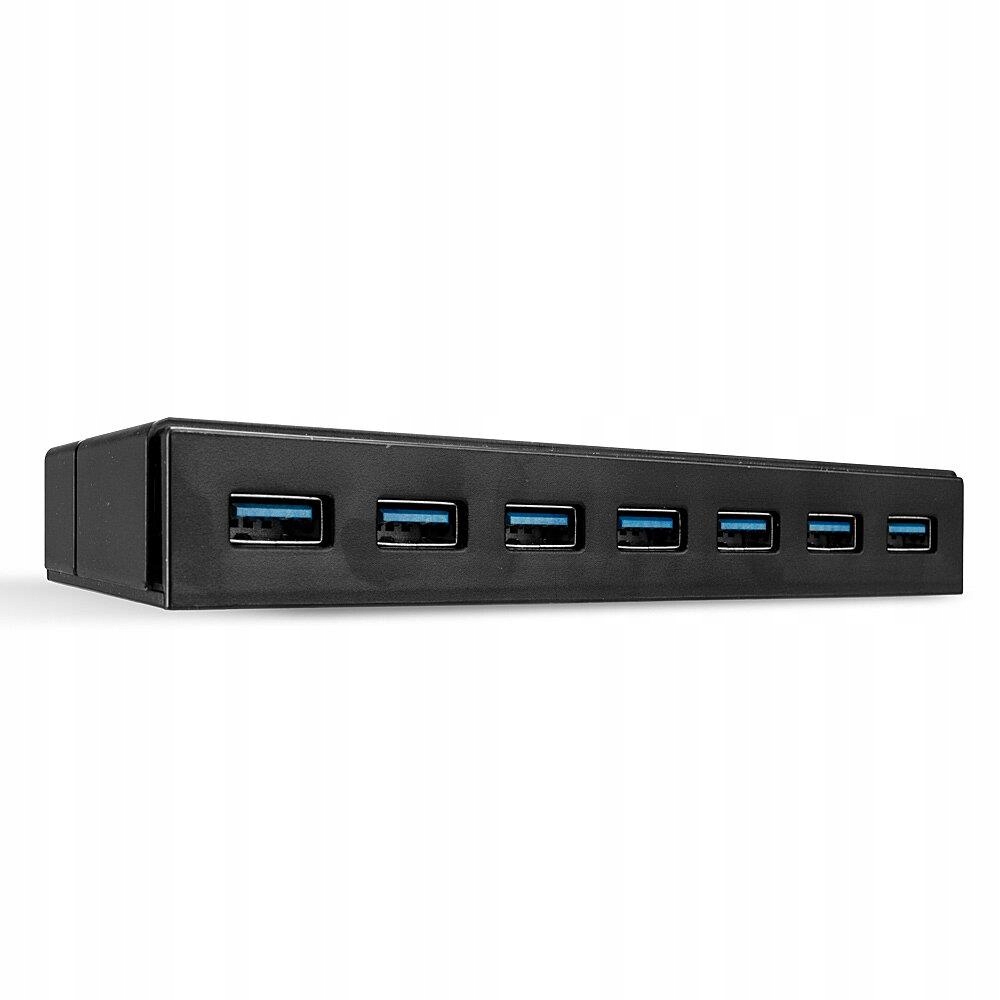 Hub USB 3.0 Ports Type A to B czarny