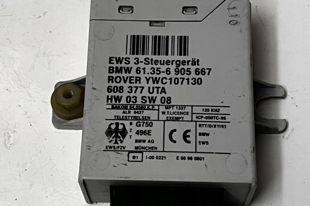 Moduł immobilizera BMW 5 (E39) 6905667 2.0L gasoline 100kW 2003