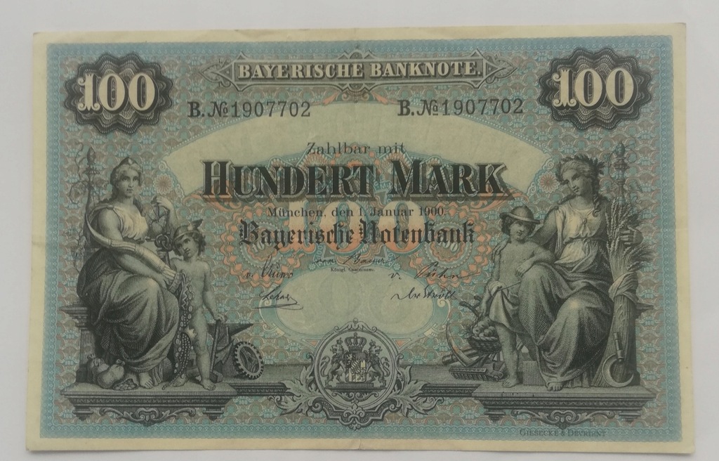 Niemcy 100 marek 1900