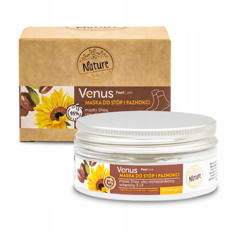 Venus Nature Maska Do Stóp 75ml + Skarpetki Oleje