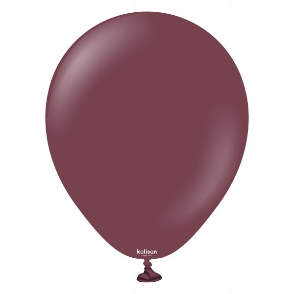 Balony lateksowe Burgundy, czerwony 45cm, 1 szt.