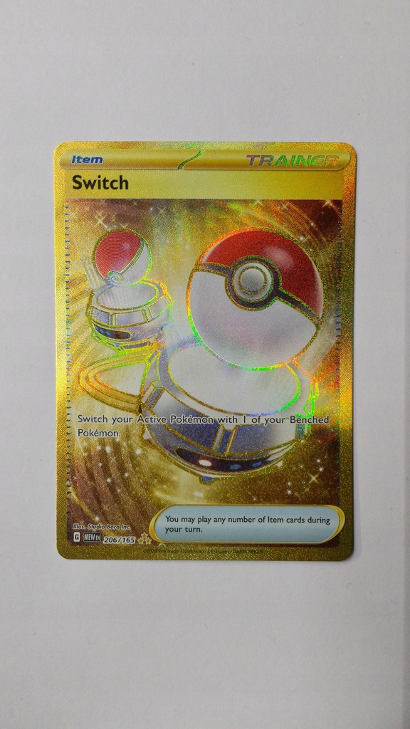 Switch (MEW 206) - 206/165 - Hyper Rare - Pokemon 151