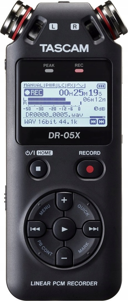 Tascam DR-05X - Przenośny rejestrator cyfrowy z in