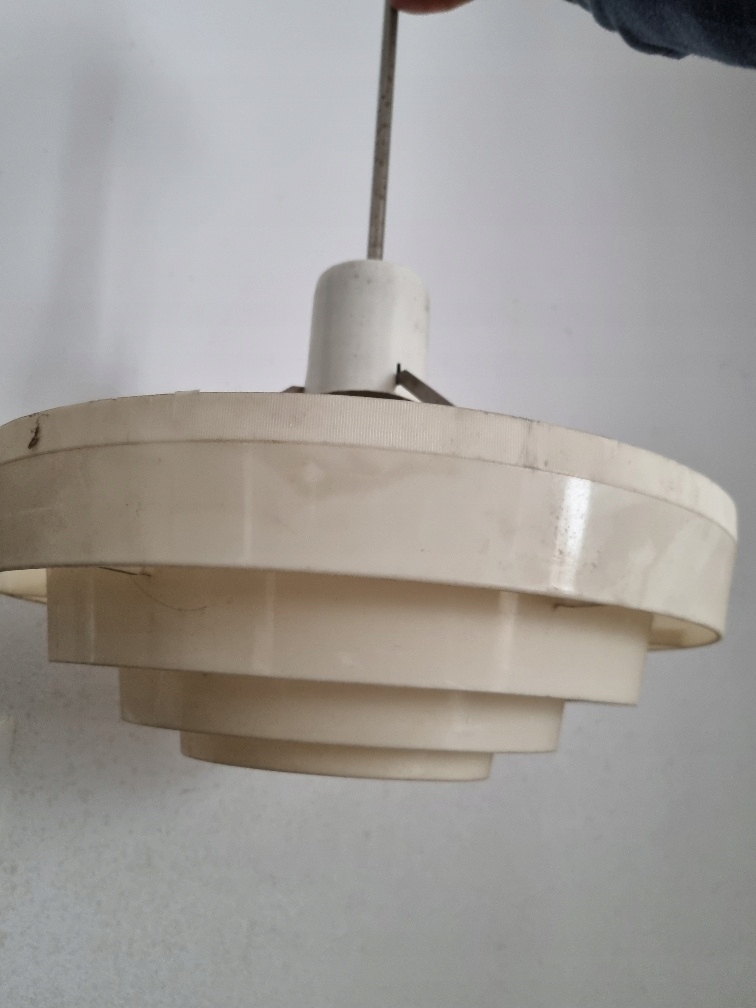 Lampa Sufitowa nr 3 - Art Deco PRL Design Loft Polam Wilkasy OR2 lata 70te