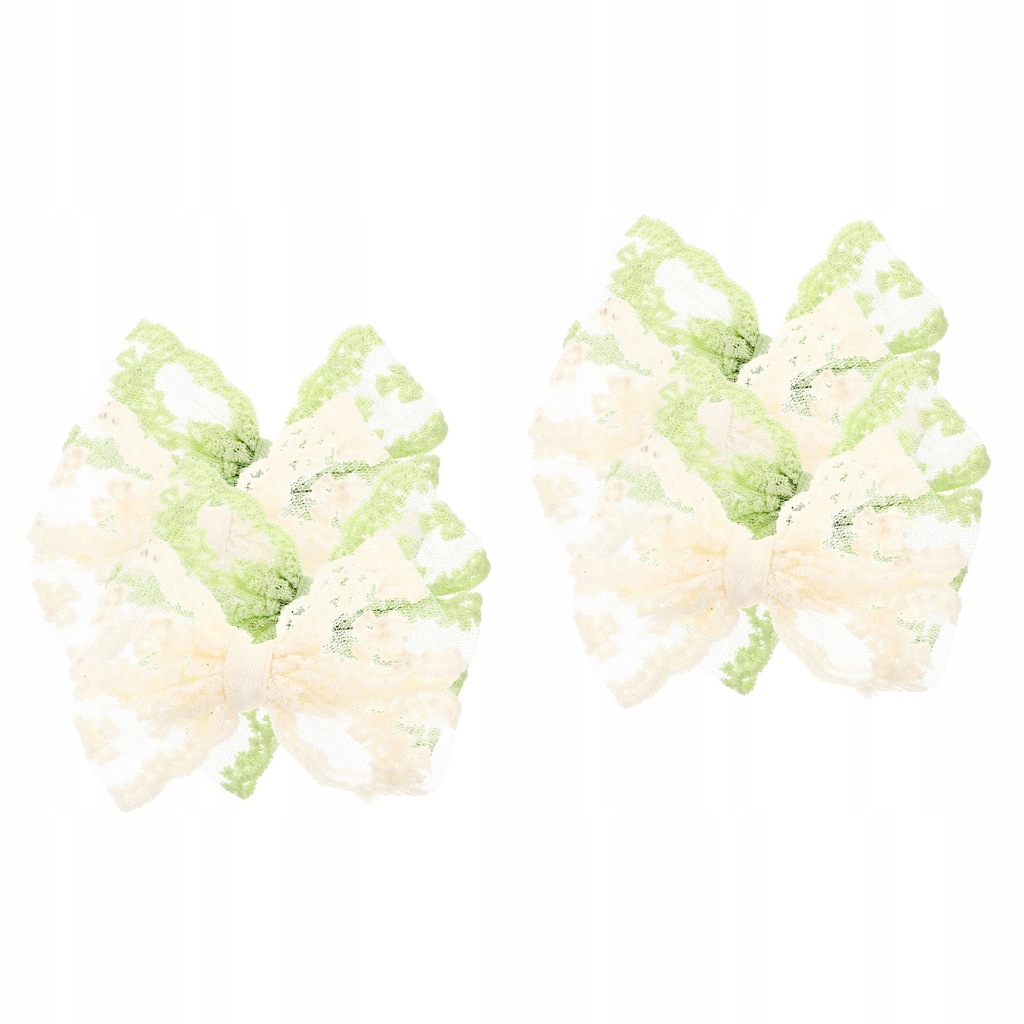 Tulle Butterfly Hair Clip Bows Girl 8 Pcs