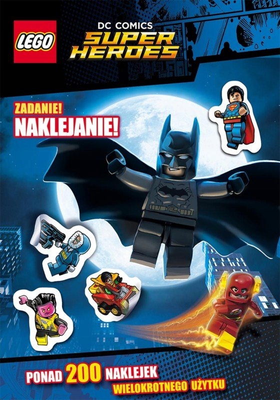 LEGO DC Comics ZADANIE NAKLEJANIE! 200 Naklejek