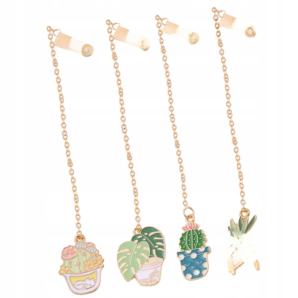 ZAKŁADKA VINTAGE BEZPIECZNE ZAKŁADKI RETRO DEKOR ROŚLINA