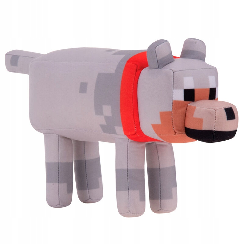 Maskotka MINECRAFT WOLF WILK Pluszak Pluszowy