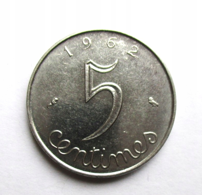 5 Centymów 1962 r. Francja