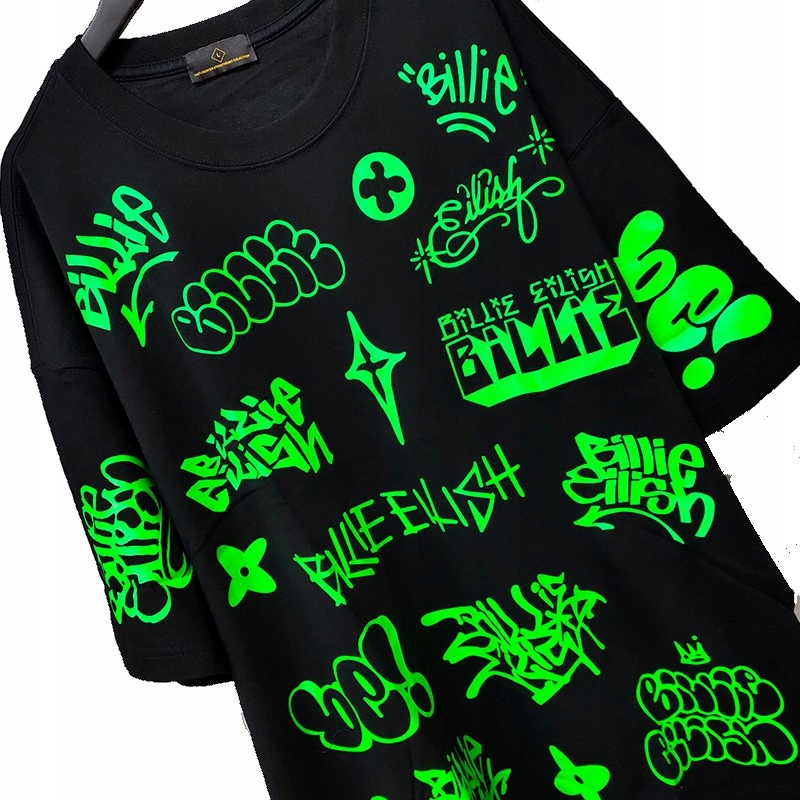 Billie Eilish T-shirt Koszulka Oversize L - 9019125476