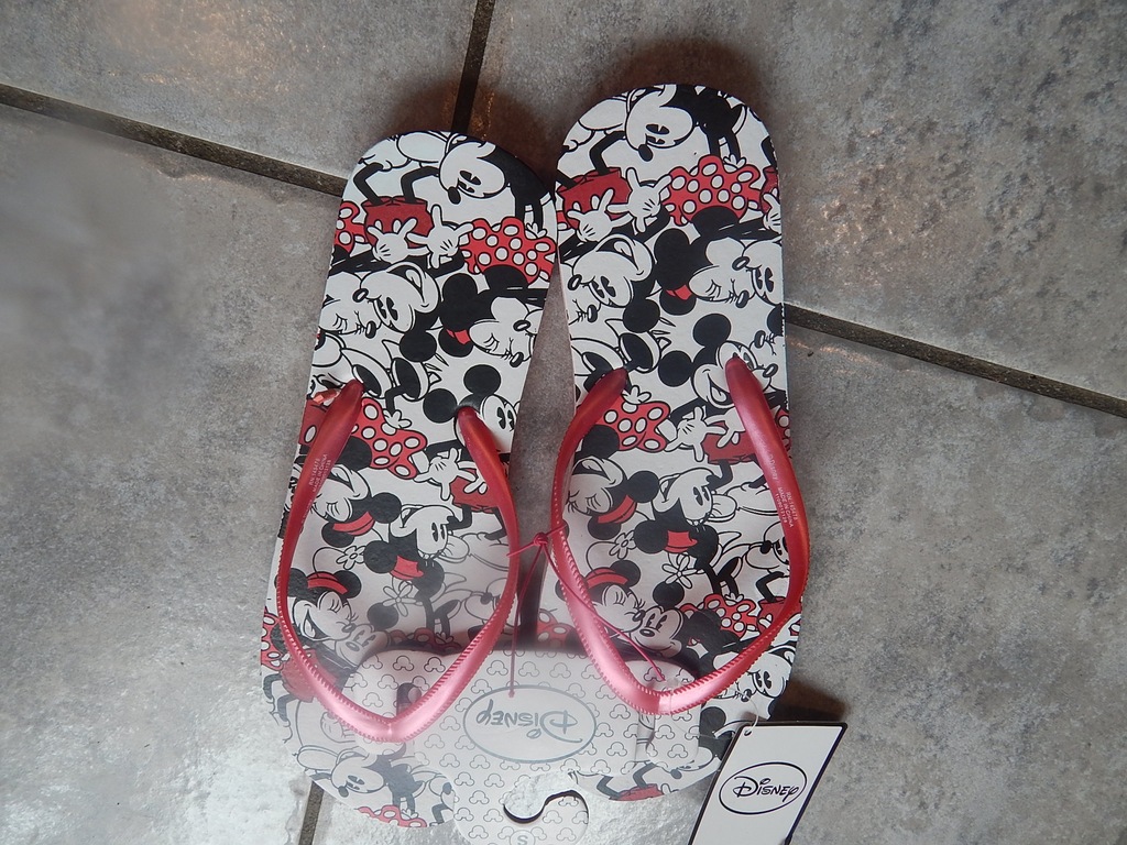 DISNEY SLICZNE JAPONKI MINNIE PINK 38/39