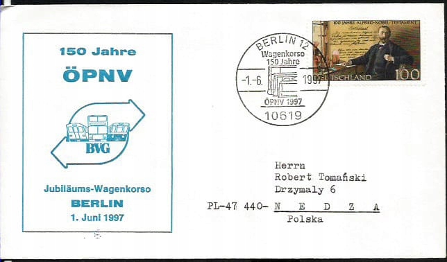 Niemcy 1997, Kolej, kolejnictwo. Berlin