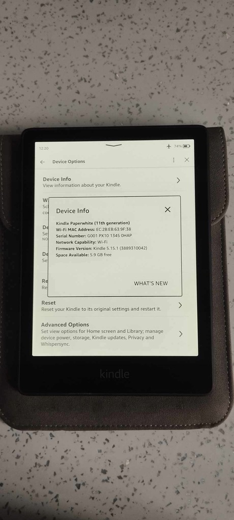 Czytnik Amazon Kindle 11 16 GB 6 " czarny