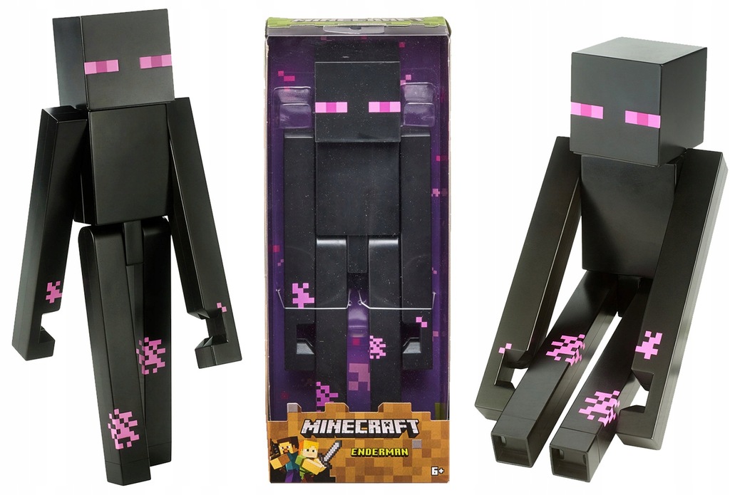 Minecraft ENDERMAN Figurka XXL Maincraft Mattel - 8951083321 ...