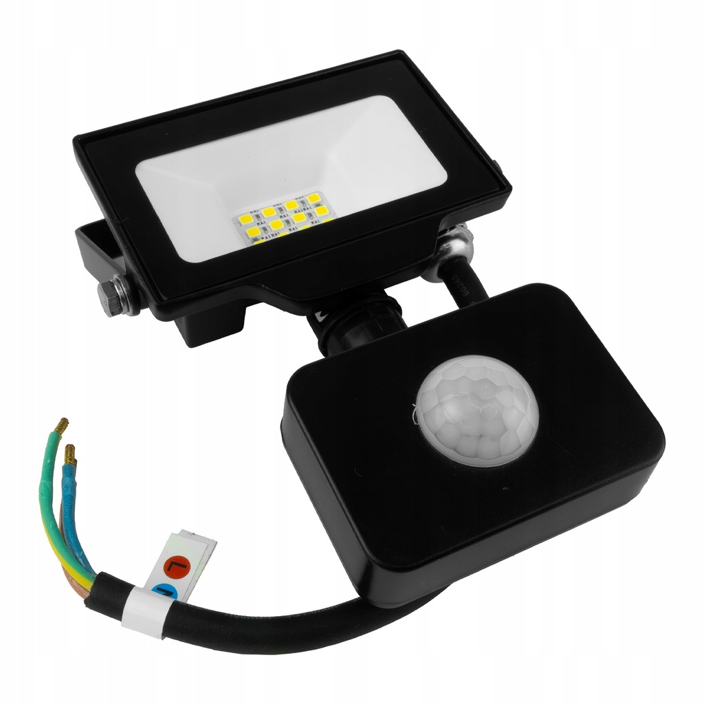 EL GTV NAŚWIETLACZ LED Z CZUJ. RUCHU 10W 1000LM AC220-240V 50/60 6000K