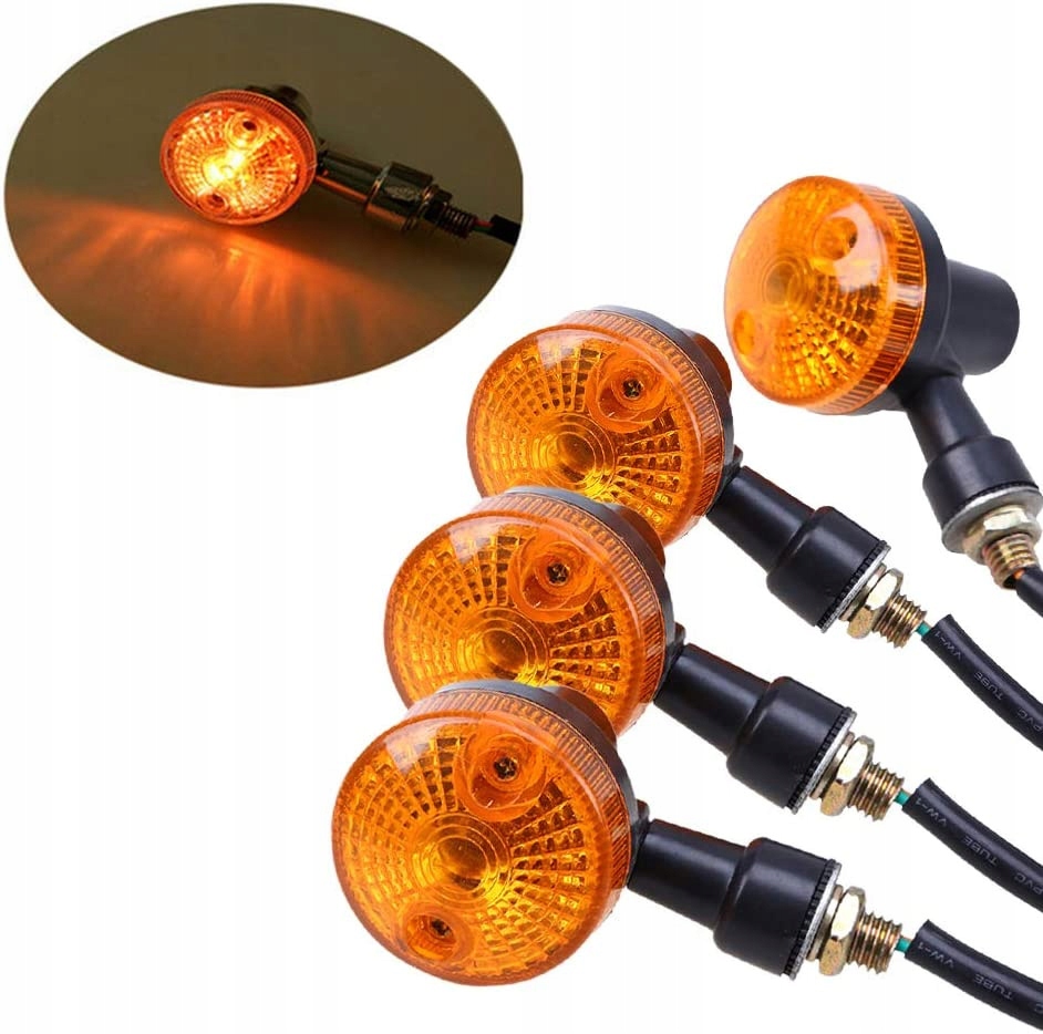 Kierunkowskazy motocyklowe kierunki halogen