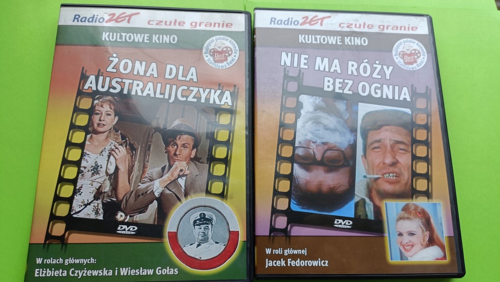 Filmy DVD Kultowe Kino Stanisława Barei- "Nie ma Róży bez Ognia" i inny