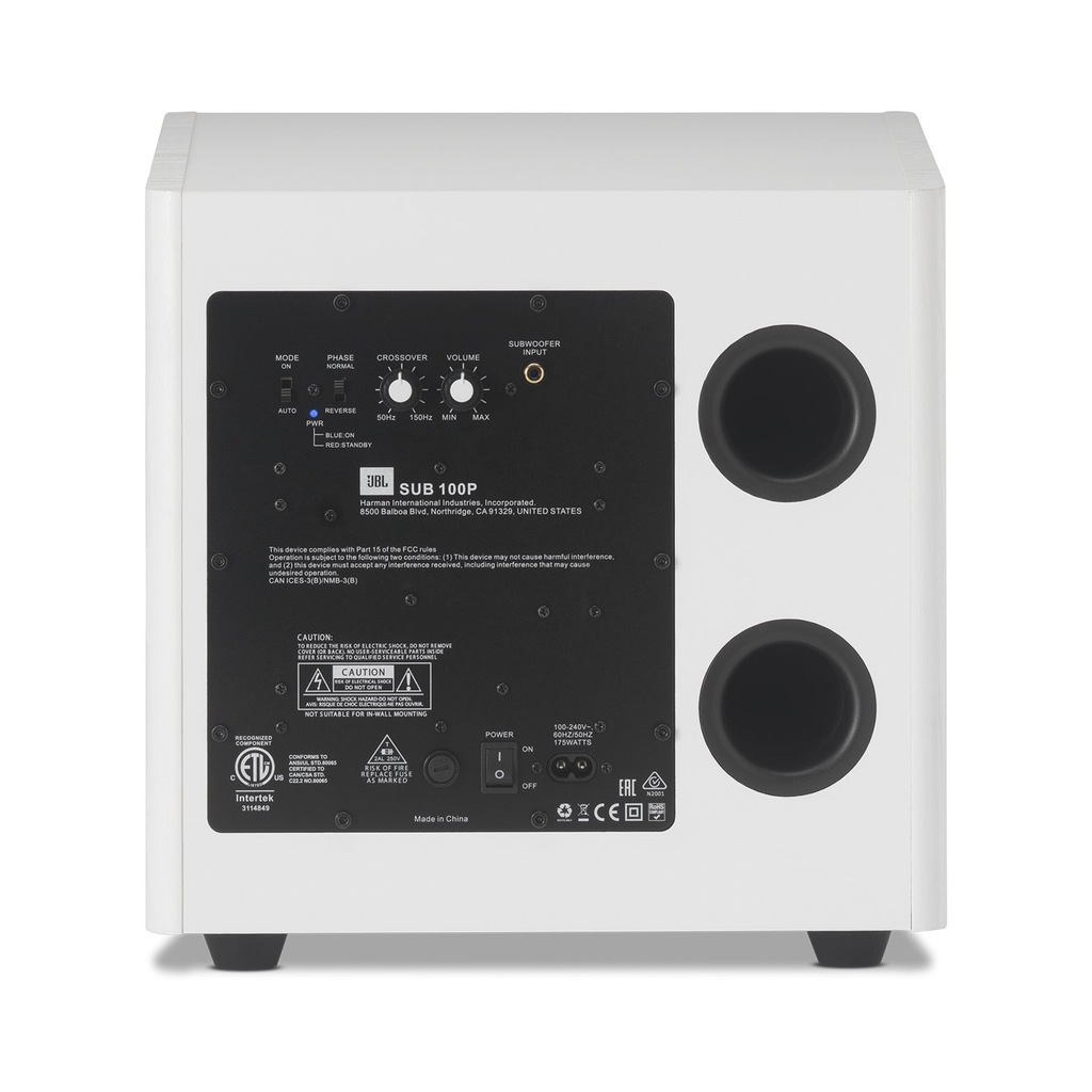 JBL ARENA SUB 100P SUBWOOFER BIAŁY AKTYWNY 100W 7177268345
