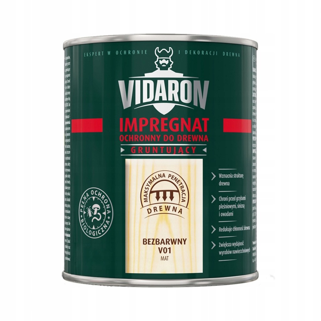 VIDARON IMPREGNAT 9L BEZBARWNY