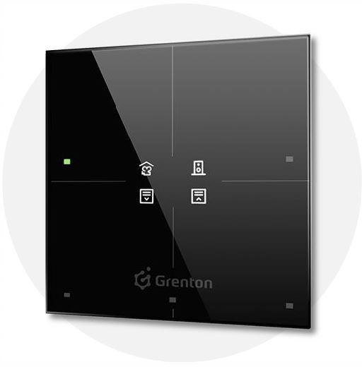 GRENTON - SMART PANEL 4B, OLED, TF-bus, CZARNY (2.