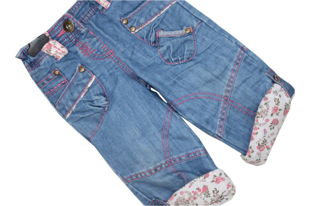 e5 CHEROKEE Miękkie Dziewczęce Spodnie Jeans 92