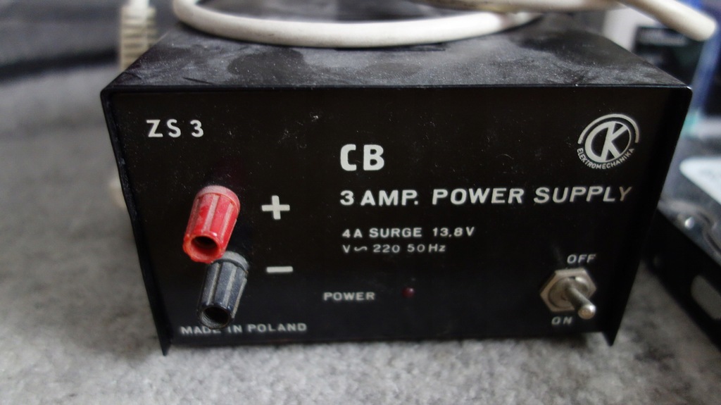 ZASILACZ TRANSFORMATOROWY ZS-3 3/5A CB Radio