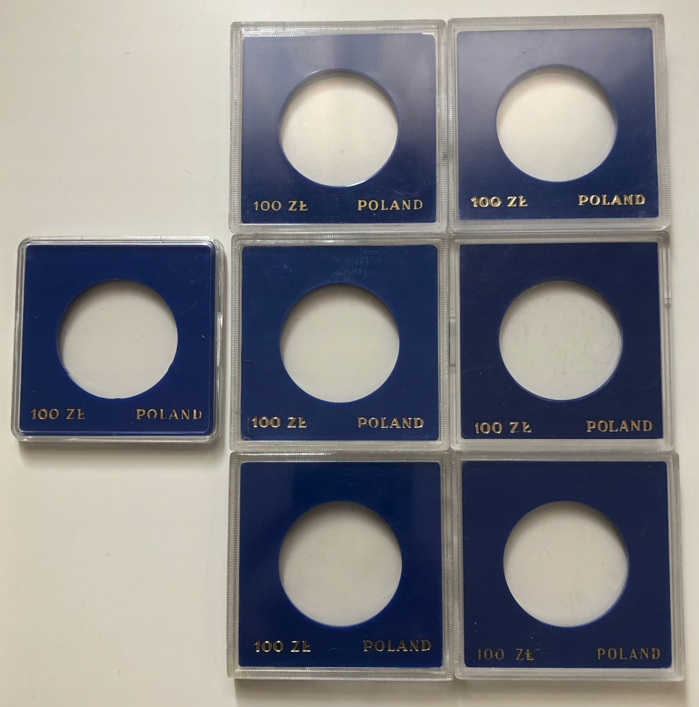 Etui Kapsel PRL na monetę 100 złotych