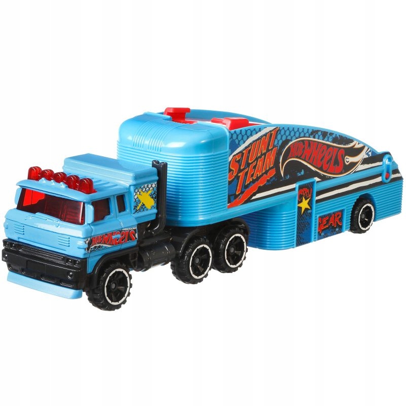 HOT WHEELS TRANSPORTER Z AUTKIEM STUNTIN' SEMI