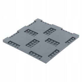 LEGO ELEMENT ULICA DROGA PŁYTKA 16x16 C. SZARY DBG 69958