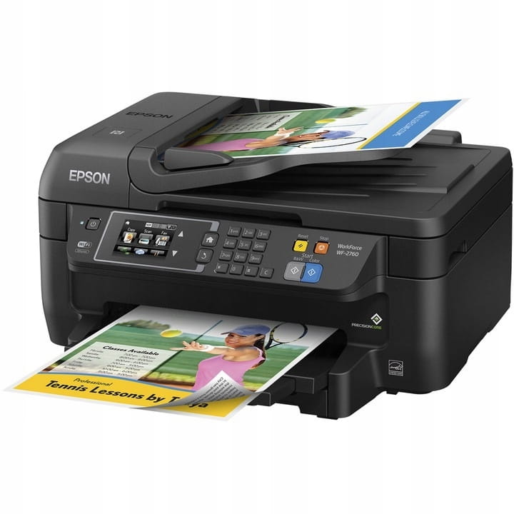 Drukarka 4w1 Epson WF 2760 duplex adf + tusze 16XL