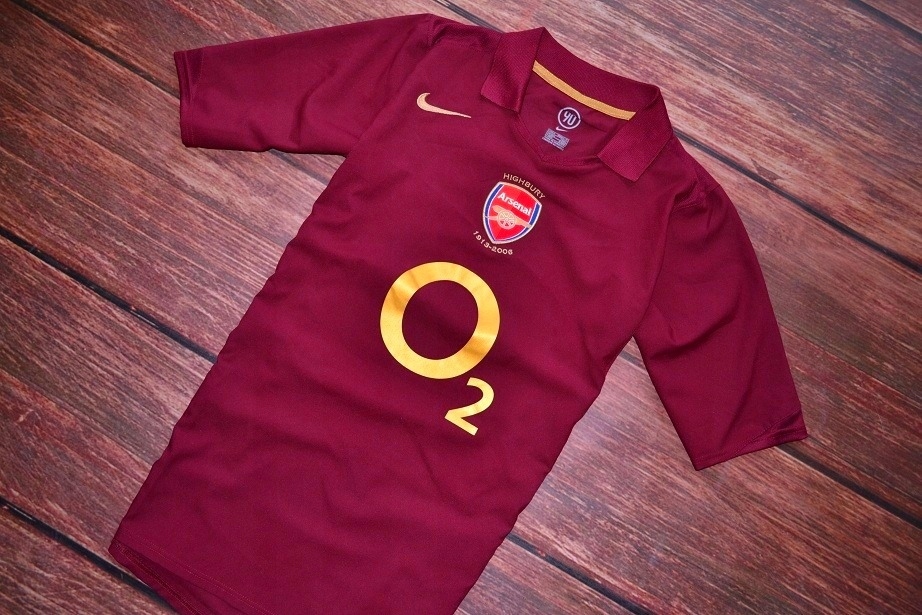 NIKE ARSENAL LONDYN HIGHBURY 1913-2006 KOSZULKA L