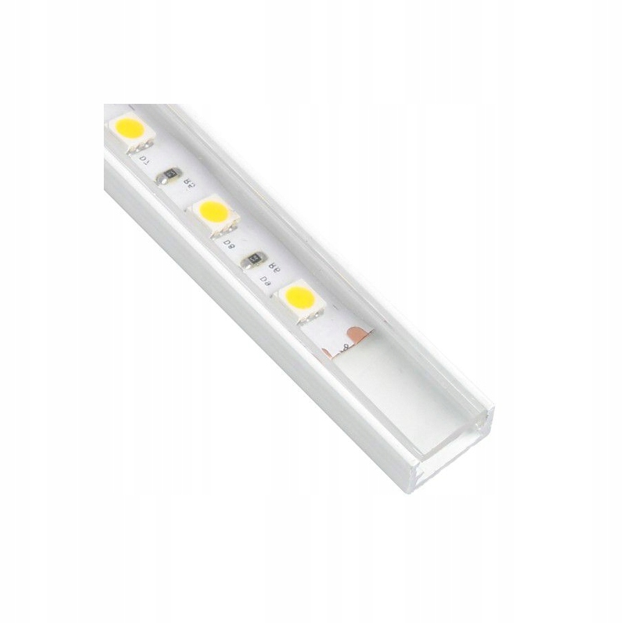 Biały Profil Taśm LED Listwa Line Mini Klosz 20m