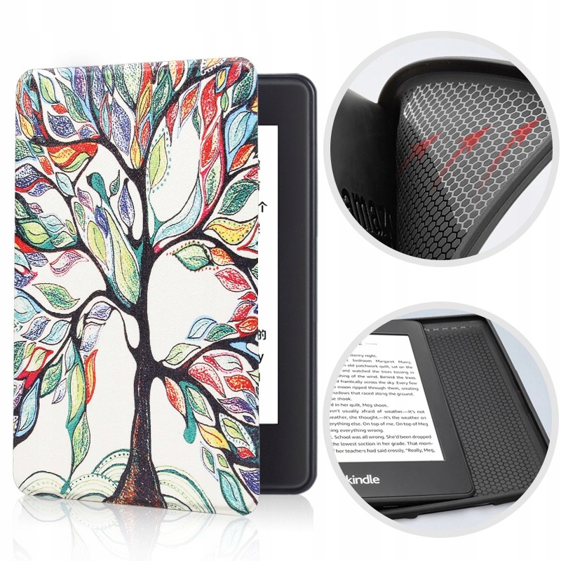 Etui do Kindle 10 Touch 2019 silikonowy tył 08 Colorful Tree